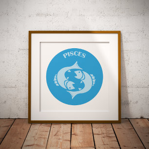 Vissen, Sterrenbeeld, Horoscoop, Astrologie Poster