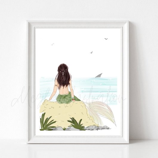 Vissen, Sterrenbeeld, mode schets Poster