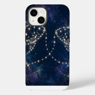 Vissen Sterrenbeeld Vissen Sterrennacht Kunst iPhone 14 Hoesje