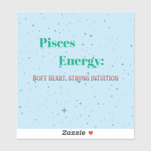 Vissen Sticker – Esthetische zodia decal (Vel)