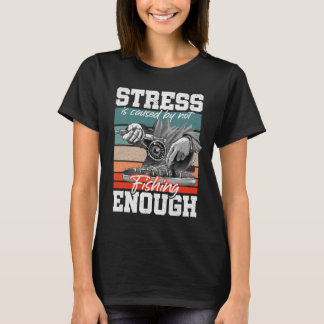 Vissen Stress wordt veroorzaakt door onvoldoende s T-shirt