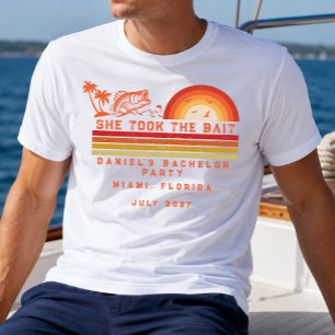 Vissen Thema Weekend Trip Vrijgezellenfeest T-shirt