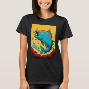 Vissen Toernooi Fans Pop Grote Vis Vanger  2 T-shirt