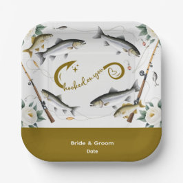 Vissen  Trouwthema voor visliefhebbers  Papier Papieren Bordje