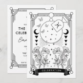 Vissen Uitnodiging voor verjaardagsviering (Voorkant / Achterkant)