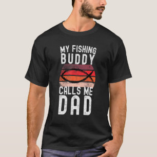 Vissen Vader Zoon Visser T-shirt