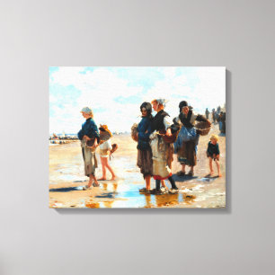 Vissen van John Singer Sargent Canvas Afdruk