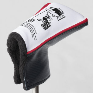 Vissen vangen mensen golfheadcover