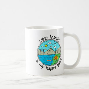 Vissen Varend Kamperen - Mijn Geluksplek Lake Mart Koffiemok