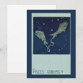 Vissen Vis Constellatie  Zodiac Astrologie (Voorkant / Achterkant)