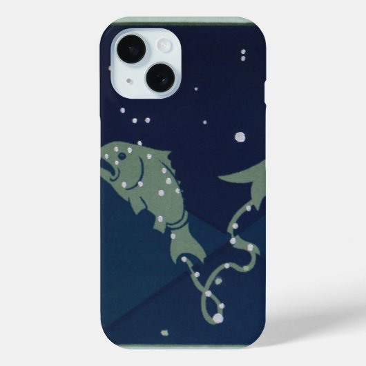 Vissen Vis Constellatie  Zodiac Astrologie Case-Mate iPhone Case (Achterkant)
