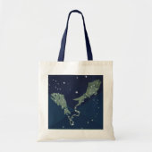 Vissen Vis Constellatie  Zodiac Astrologie Tote Bag (Voorkant)
