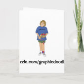 Vissen vis gelukkige verjaardag uitnodigingskaart (Achterkant)