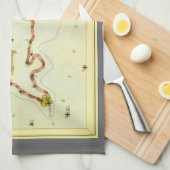 Vissen Vis, sterrenbeeld Urania's Mirror Theedoek (Quarter Fold)