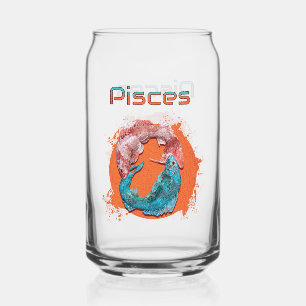 Vissen Vis Zodiac Horoscoop Water Astrologie Teken Blikvorm Glas