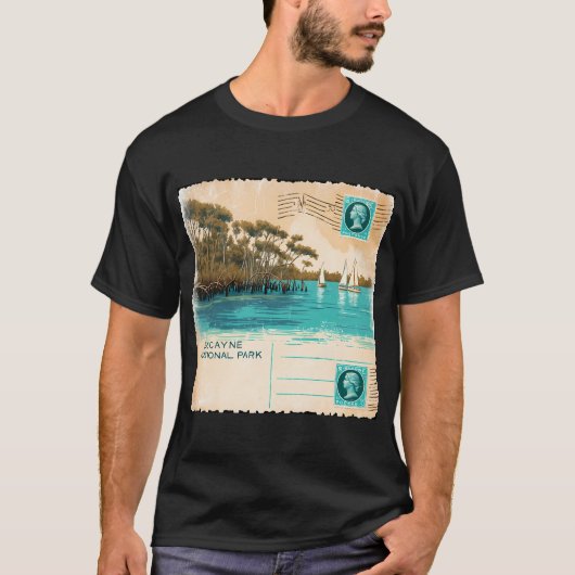 Vissen & Visser Amerikaanse Vlag T-shirt (Voorkant)