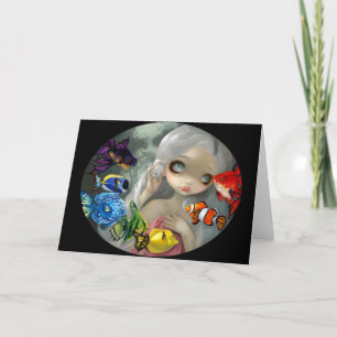 "Vissen Volant: Arc-en-Ciel" Greeting Card Kaart