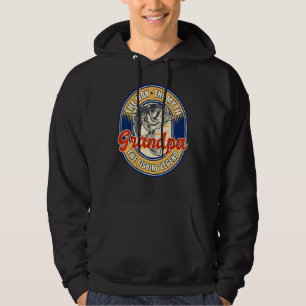 Vissen voor opa Vaderdag Vissen Visser Hoodie