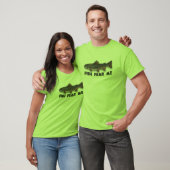Vissen vrezen me grappig Geviste sport T-shirt (Unisex)
