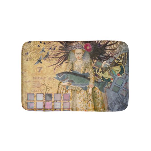  Vissen Vrouw Gothic Classic Badmat (Voorkant)