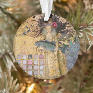  Vissen Vrouw Gothic Classic Ornament