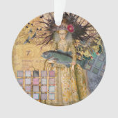  Vissen Vrouw Gothic Classic Ornament (voorkant)