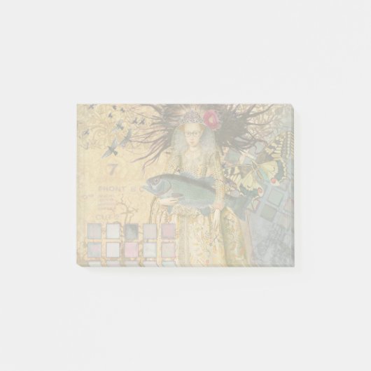 Vissen Vrouw Gothic Classic Post-it® Notes (Voorkant)