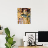  Vissen Vrouw Gothic Classic Poster (Thuiskantoor)