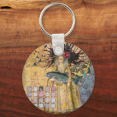  Vissen Vrouw Gothic Classic Sleutelhanger (Voorkant)