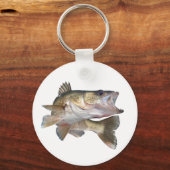 Vissen Walleye Sleutelhanger (Voorkant)