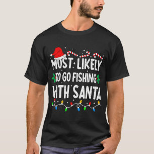Vissen Wensen Jou Prettig Kerstmis Leuke Snoekbaar T-shirt