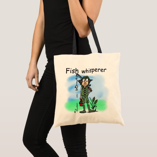Vissen Whisperer Tote Bag (Voorkant (product))