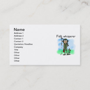 Vissen Whisperer Visitekaartje