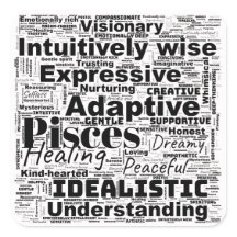 Vissen Word Cloud Zodiac Inspiratie