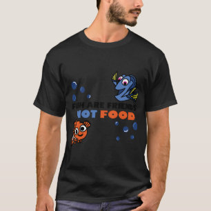 Vissen zijn vrienden, geen voedsel t-shirt