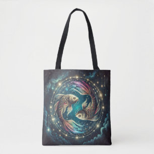Vissen Zodiac Kunst Draagtas