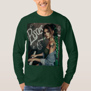 Vissen Zodiac Musician Piano T-shirt