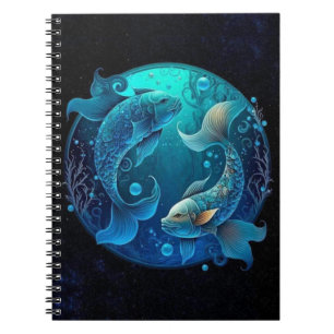 Vissen Zodiac Spiral Notitieboek