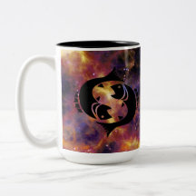 Vissen Zodiac Sterrenstelsel Kunst – Dromerige Ast