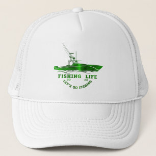 Vissende boat trucker pet