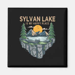 Vissende Boating Camping - My Happy Place Sylvan L Magneet