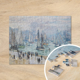Vissende boten die de haven verlaten Claude Mone Legpuzzel