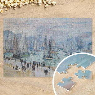 Vissende boten die de haven verlaten Claude Mone Legpuzzel