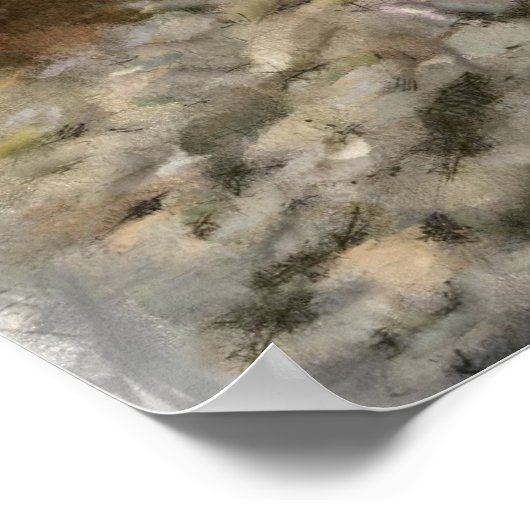 Vissende boten op Elgol Poster (Hoek)