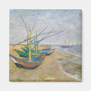Vissende boten Vincent Van Gogh Magneet