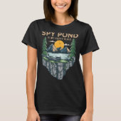 Vissende Camping My Happy Place Spy Pond 1 T-shirt (Voorkant)