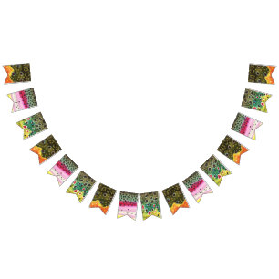 Vissende forel vlaggetjes