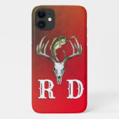 Vissende jachtmonogram Case-Mate iPhone case (Achterkant)