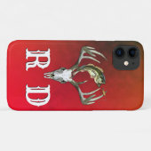 Vissende jachtmonogram Case-Mate iPhone case (Achterkant (horizontaal))