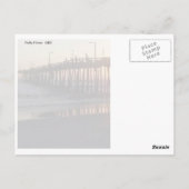 Vissende Pier Aglow Briefkaart (Achterkant)